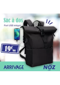 Prospectus Noz Savigny le Temple : ARRIVAGE Sac à dos