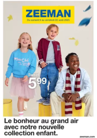 Prospectus Zeeman Rilleux La Pape : Le bonheur au grand air avec notre nouvelle collection enfant.