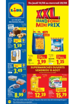 Prospectus  : Vos produits du quotidien sont en format XXL chez Lidl, faites des économies !
