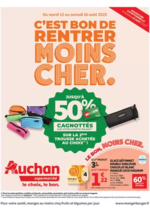 Prospectus Auchan Supermarché : C'est bon de rentrer moins cher