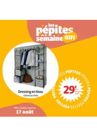 Prospectus Gifi VILLEMOMBLE : Du 13 au 17 août uniquement, au prix incroyable de 29€