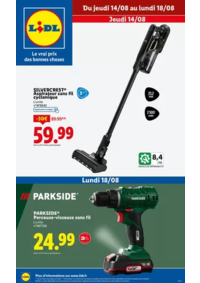 Prospectus Lidl PARIS 247 rue de Crimée : Rangements, nettoyage, équipements pour la salle de bien et la cuisine chez Lidl !