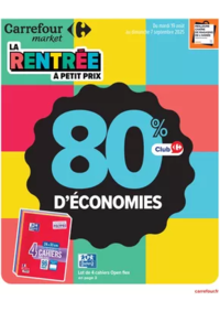 Prospectus Carrefour Drive SAINT GERMAIN DU PUY : 80 % D'ÉCONOMIES