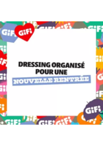Prospectus Gifi : Pensez à organiser votre dressing pour commencer ou recommencer du bon pied