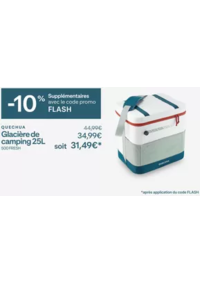 Prospectus DECATHLON Villeneuve d´Ascq 121 boulevard Valmy : -10% avec le code FLASH