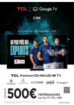 Prospectus Connexion : Jusqu'à 500€ remboursés pour l'achat d'un TV TCL C9K