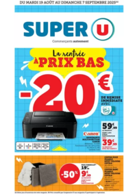 Prospectus Super U PLEURTUIT : Spécial Rentrée des classes