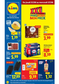 Prospectus Lidl ST MAXIMIN : Plus c'est grand, plus c'est fou ! Les formats XXL sont encore en rayon chez Lidl.