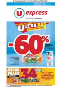 Prospectus U Express PLERGUER : Quinzaine Commerçante