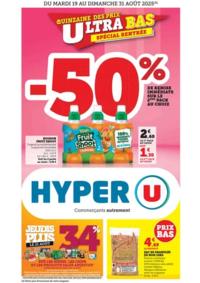 Prospectus Hyper U CHATEAUGIRON : Quinzaine Commerçante