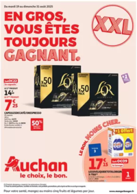 Prospectus Auchan LYON ST PRIEST : XXL : En gros, vous êtes toujours gagnant