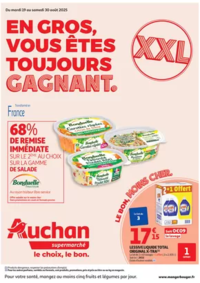Prospectus Auchan Supermarché Paris 12 Reuilly : EN GROS, VOUS ÊTES TOUJOURS GAGNANT.