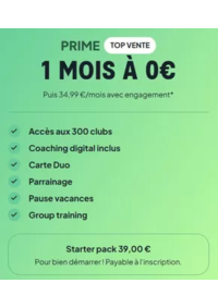 Prospectus Keep CoolCABESTANY : 1 MOIS À 0€