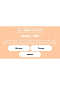 Prospectus Columbia Outlet Troyes : Journées été Jusqu'à -50%