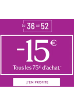 Prospectus Christine laure : -15€ tous les 75€ d'achat* !