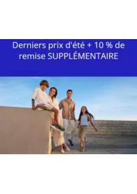 Prospectus Geox QUIMPER : Derniers prix d'été + 10 % de remise SUPPLÉMENTAIRE