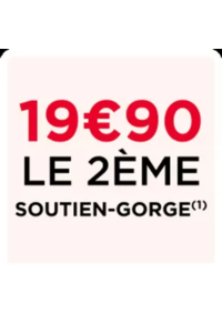 Prospectus RougeGorge Lingerie VILLEFRANCHE : 19€90 le 2ème soutien-gorge