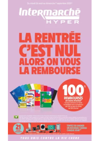 Prospectus Intermarché Hyper LE CENDRE - Rue Mermoz : TF SEPTEMBRE 1 + CAHIER REGION
