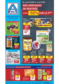 Prospectus Aldi Boulay-Moselle : Nos arrivages de rentrée