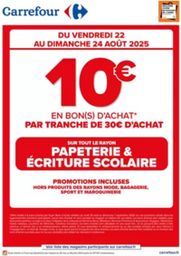 Prospectus Carrefour Market Montrond Les Bains : Catalogue Carrefour Market