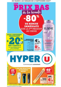 Prospectus Hyper U : Spécial Beauté