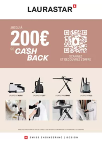 Prospectus Expert PONTARLIER : Laurastar - Jusqu'à €200 de cashback