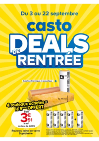 Prospectus Castorama ROANNE : Deals de rentrée