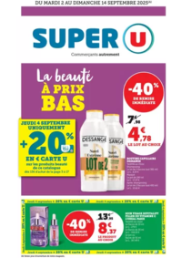 Prospectus Super U ST LANGIS LES MORTAGNE : Spécial Beauté