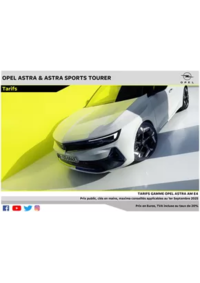 Prospectus Distributeur OPEL GARAGE ZENONI GRAMAT : Opel Astra et Astra Sports Tourer