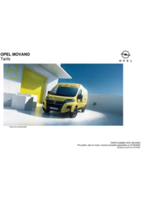 Prospectus Distributeur OPEL ALAIN DURIEUX SARL FOURNEAUX : Opel Movano