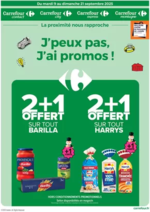 Prospectus Carrefour : J'PEUX PAS, J'AI LES PROMOS DU 9 AU 21 SEPTEMBRE !