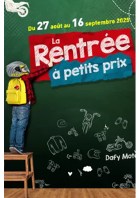 Prospectus DAFY MOTO SAINT-BRIEUC : Avoir un bon équipement de moto est indispensable pour rouler en toute sécurité. Il est primordial d