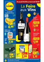 Prospectus  : Découvrez une sélection de vins uniques et de qualités à prix Lidl pour sublimer vos repas