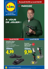 Prospectus Lidl LA FERTE GAUCHER : Retrouvez le nécessaire pour bricoler avec Parkside et faire du sport avec Crivit !