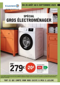 Prospectus E.Leclerc ISSOUDUN : SÉLECTION GROS ELECTROMÉNAGERS