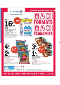 Prospectus E.Leclerc SEZANNE : DEPENSER MOINS 18 GV - MIXTE