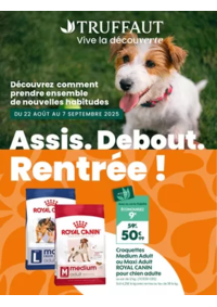 Prospectus Truffaut Longueau - à proximité d'Amiens : Assis. Debout. Rentrée !