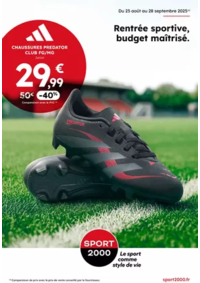 Prospectus Sport 2000 MONTAUBAN : Rentrée sportive, budget maîtrisé.