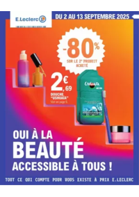 Prospectus E.Leclerc TRIE CHATEAU : BEAUTE AUTOMNE