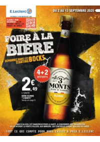 Prospectus E.Leclerc NEUFCHATEL EN BRAY : Foire à la bière op région