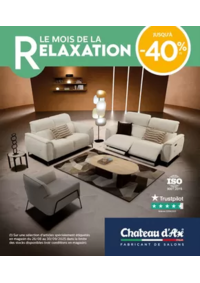 Prospectus Château d´Ax Biguglia : Le mois de la relaxation Jusqu'à -40 %