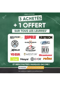 Prospectus Pacific Pêche FORBACH : 3 Leurres achetés + 1 OFFERT !