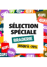 Prospectus Gifi PARAY LE MONIAL : Petite sélection d'articles spéciale braderie ! Jusqu'à -70%
