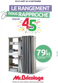 Prospectus Mr Bricolage NOGENT SUR SEINE : LE RENGEMENT nous RAPPROCHE depuis 45ans