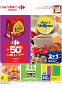 Prospectus Carrefour Drive SAINT AMAND MONTROND : LES JOURS MEILLEURS AVEC LES PRODUITS CARREFOUR !