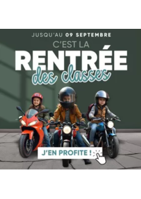 Prospectus Moto Axxe CHOLET : Ne ratez pas votre Rentrée – TVA OFFERTE sur votre équipement pilote !
