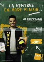 Prospectus FNAC : LA RENTREE EN MODE PLAISIR