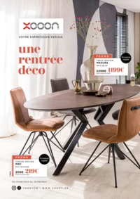 Prospectus XOOON MONTELIMAR - VALENCE : Une rentrée déco