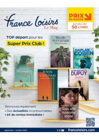 Prospectus France loisirs Ajaccio : Septembre - Octobre 2025