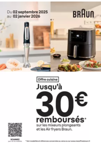 Prospectus BeDigital Toulouse : BRAUN MIXEUR PLONGEANT ET AIR FRYER
